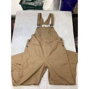 Alpine Design Womens XL Overalls Sahara Sand Relaxed Fit Canvas ADW24904 NEW